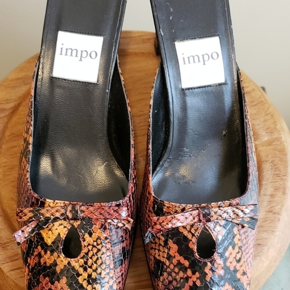 Impo Snakeskin Mules - Picture 4 of 8